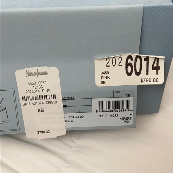 Prada Suede Pink Sandals Sz 8 - Picture 7 of 7